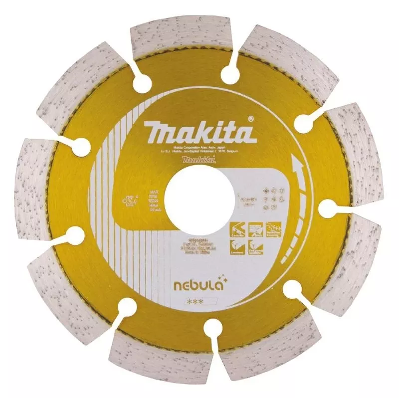 MAKITA DEIMANTINIS DISKAS 115x22,23mm SEGMENTINIS (SAUSAS) BETONUI