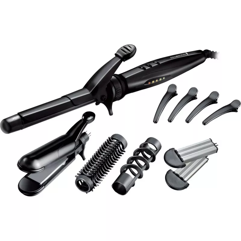Plaukų formavimo priemonė Remington S8670 Multistyler šilta juoda 1,8 m