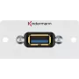 USB kištukinis lizdas Kindermann 7444000828