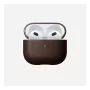 Odinis AirPods dėklas Nomad V3 Rustic Brown — apsauginis odinis dangtelis AirPods įkrovimo dėklui