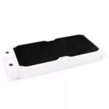 240 mm skysčio aušinimo radiatorius „Alphacool NexXxoS HPE‑30“ — baltas