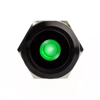 DimasTech PD220 vandalams atsparus 25 mm mygtukas Juodaline Dot RGB
