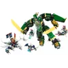 LEGO NINJAGO rinkinys 71845 Lloyd’s Jet Mech — 1112 detalių, 5 minifigūrėlės, judinami sparnai, aukštis 240 mm