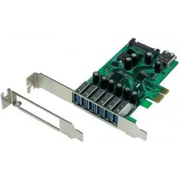 PCIe USB 3.0 valdiklio plokštė Renkforce 1195033 — 6 USB 3.0 prievadai + 1 vidinis prievadas