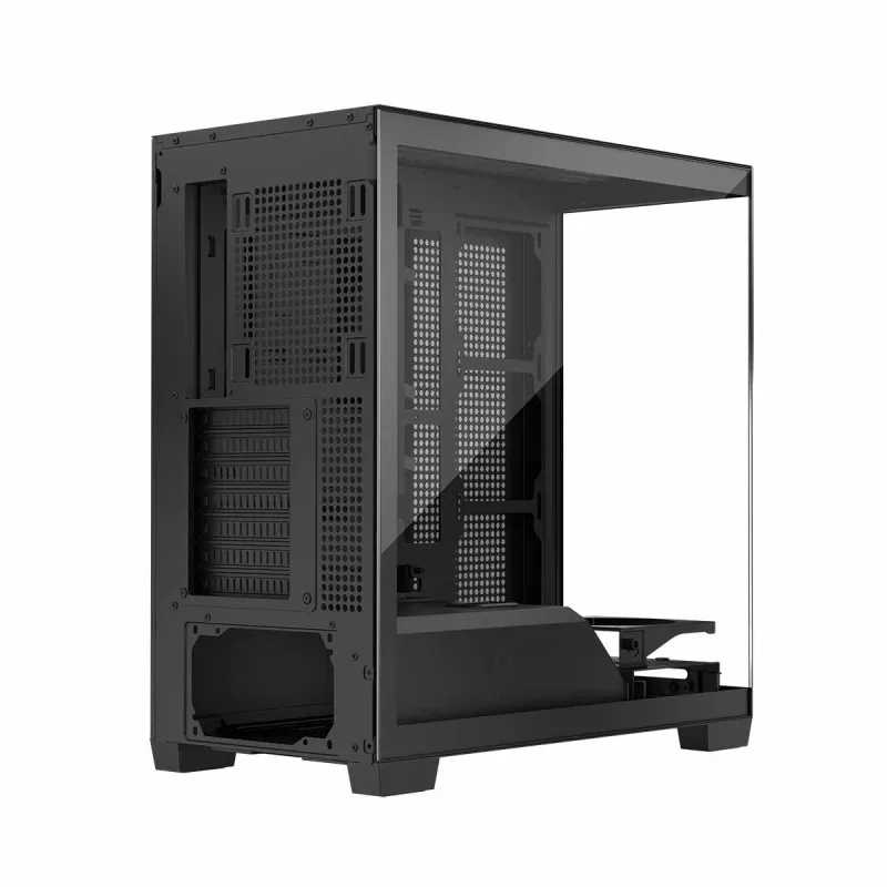 PC korpusas MODECOM Volcano Stellar NF ATX midi tower, grūdintas stiklas, juoda, palaiko ATX/micro ATX, GPU iki 420 mm, CPU aušintuvas 175 mm