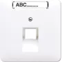 JUNG CD 569-1 NAUA WW - Balta - Termoplastas - RJ-45