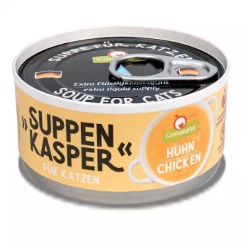 Kačių skanėstai Fox4Pets GRANATAPET Suppenkasper vištienos 70 g — vištienos skonio minkšti mėsingi skanėstai, be grūdų, be glitimo