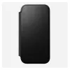 Dėklo tipo telefonų dėklas Nomad Modern Leather Folio, skirtas Apple, tinka ekranams iki 16 cm (6,3 col.), juodas