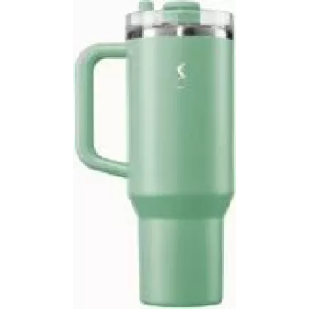 Termo puodelis Lurch Big Cup tamsiai šalavijinės spalvos 1,2 l dvigubos sienelės vakuuminis nerūdijantis plienas