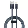 Baseus Dynamic Series laidas USB į Lightning, 2,4A, 1m (pilkas)