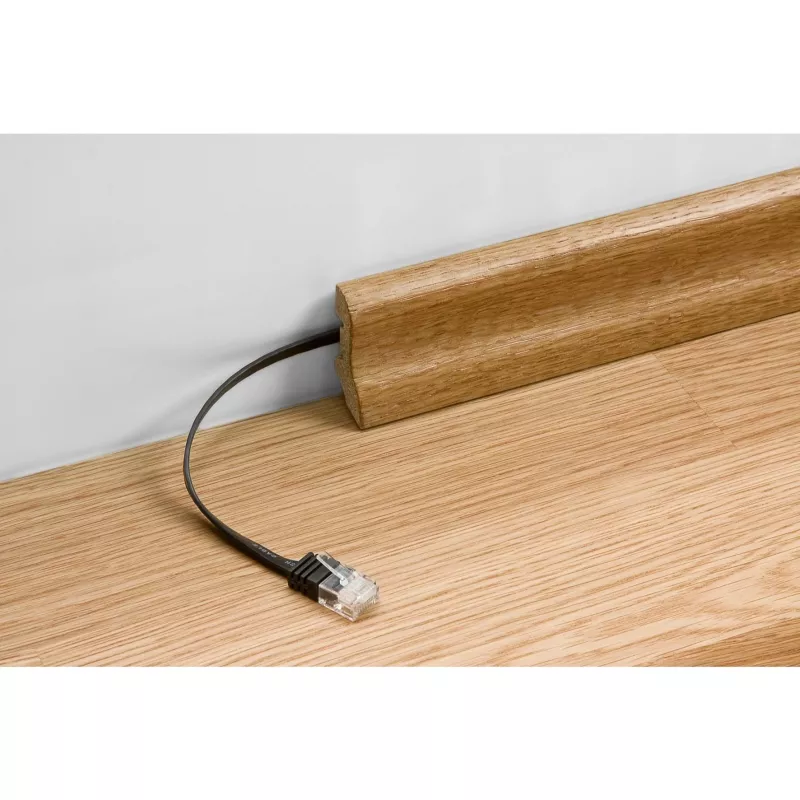 Goobay 95386 eterneto komutacinis kabelis, juodas