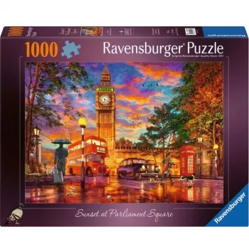 Puzzle Sonnenuntergang in London (1000 detalių)