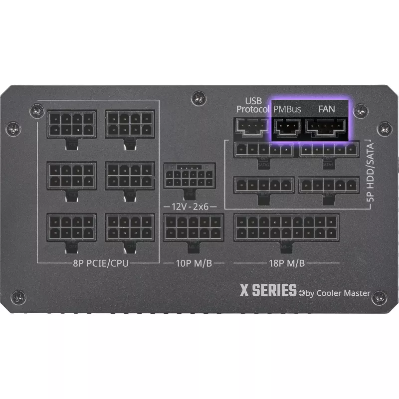 Maitinimo blokas Cooler Master X Silent Edge Platinum 1100 W 24 kontaktų ATX juodas