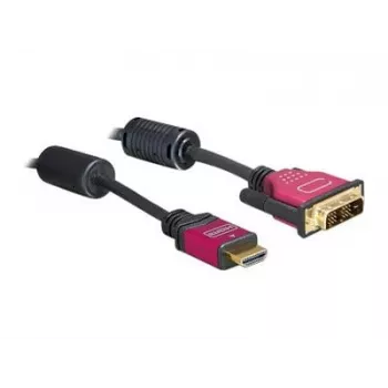 HDMI - DVI laidas DeLOCK 84343 3,0 m kištukas / kištukas