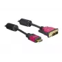 HDMI - DVI laidas DeLOCK 84343 3,0 m kištukas / kištukas