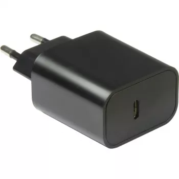 Įkroviklis PD-2020, USB-C įkroviklis (juodas, be laido, PD 20 W, greitasis įkrovimas 3.0)