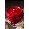 Vienos keptuvės Staub Cocotte 24 cm Vyšninė