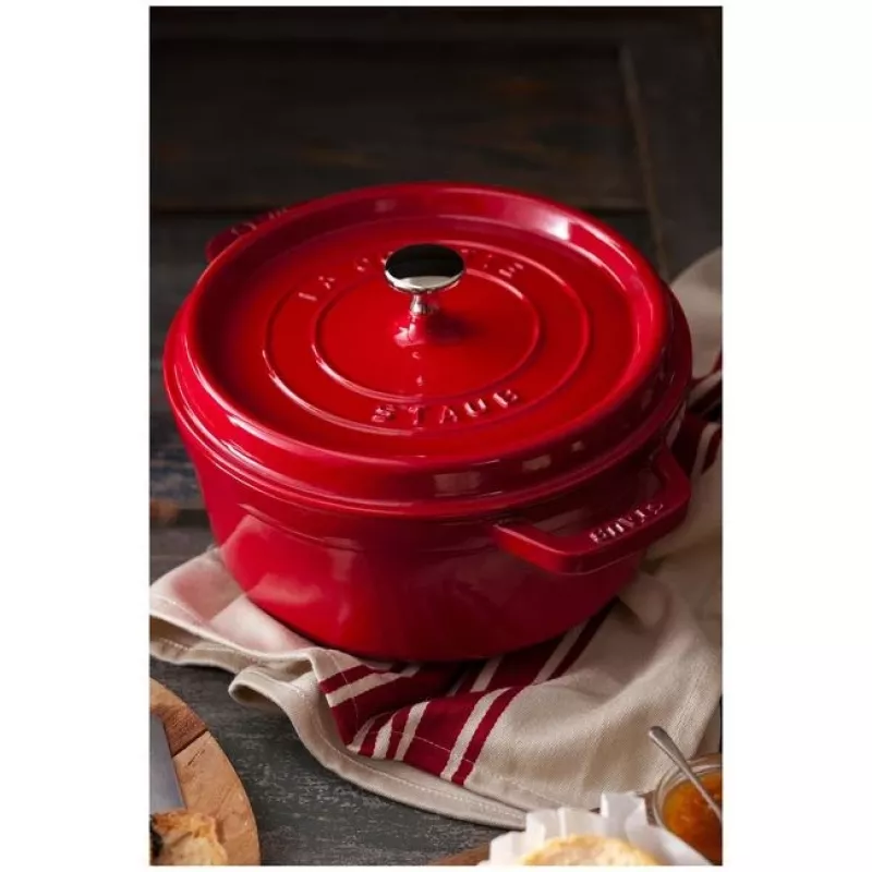 Vienos keptuvės Staub Cocotte 24 cm Vyšninė