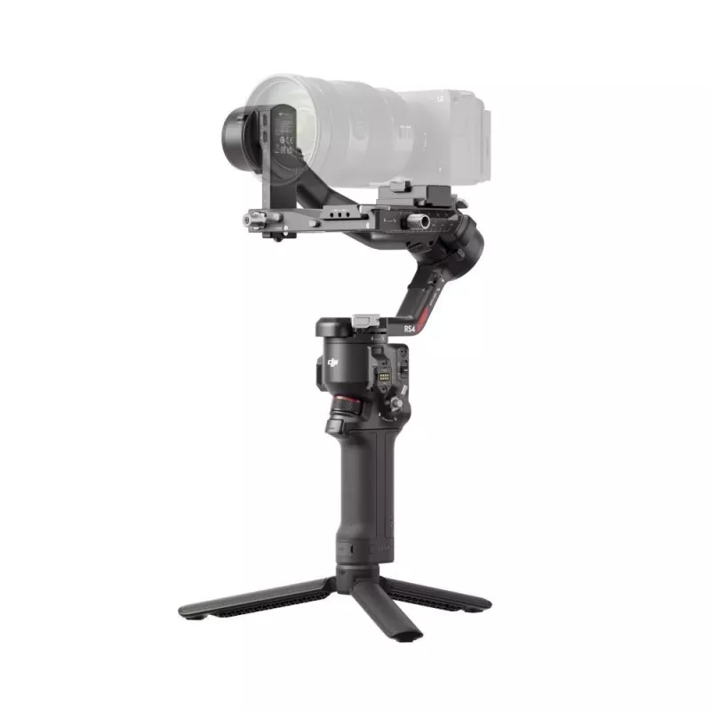 Rankinis kameros stabilizatorius DJI RS4, aliuminio korpusas, 12 val. baterija, 1,066 kg, juodas