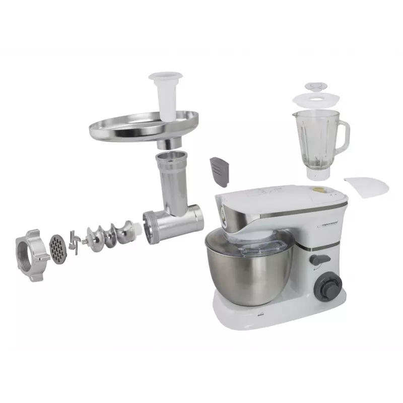 Food Processor Esperanza EKM025 1000 W 5 L Nerūdijantis plienas Balta