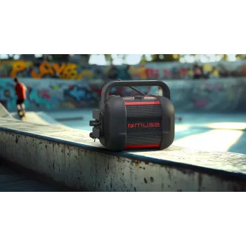 Nešiojamasis Bluetooth radijas Muse M-968 BTR — 40 W, NFC, įkraunama baterija