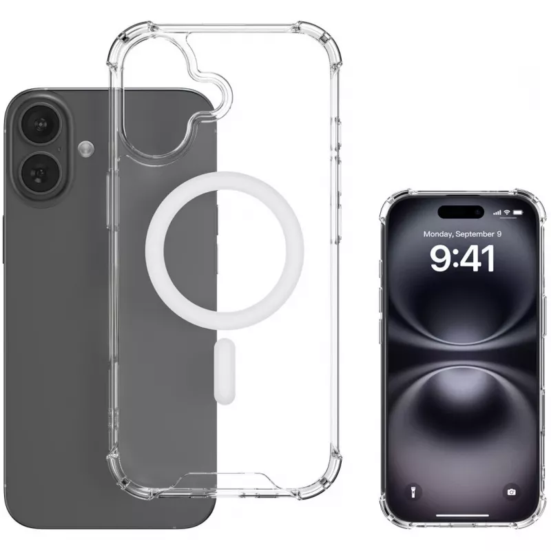 Border Case 4smarts Ibiza, skirtas iPhone 17 16 cm, permatomas