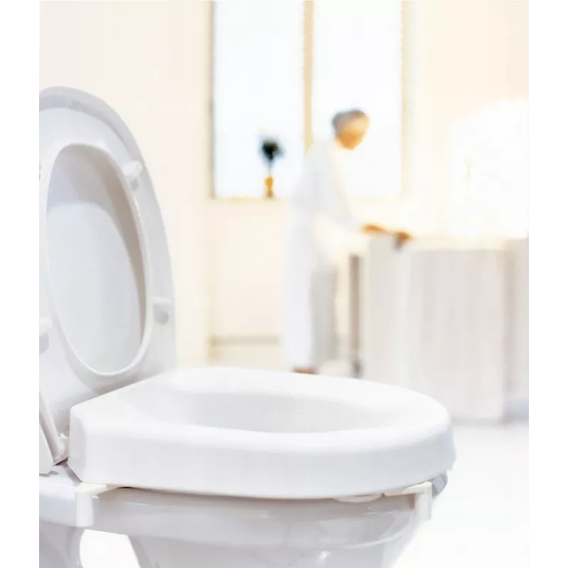 Etac Hi-Loo paaukštinta tualeto sėdynė su dangčiu, 10 cm
