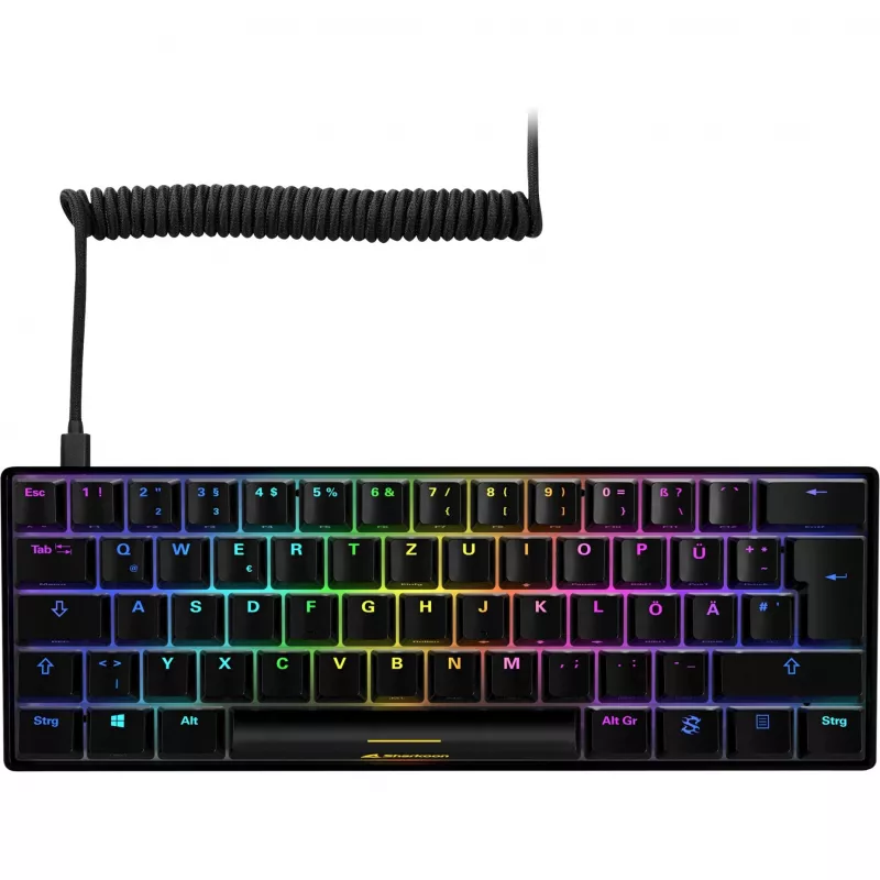 SKILLER SGK50 S4, žaidimų klaviatūra juoda, DE išdėstymas, Kailh Red