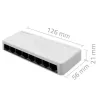 Tinklo komutatorius QOLTEC 52246 — 8 x RJ45 prievadai, 100 Mbps