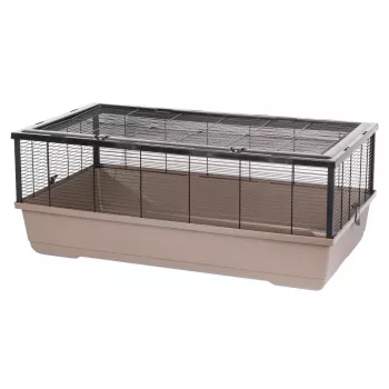 Graužikų narvas INTER ZOO Bernie mokka 100 x 54 x 39 cm metalinis, mokka