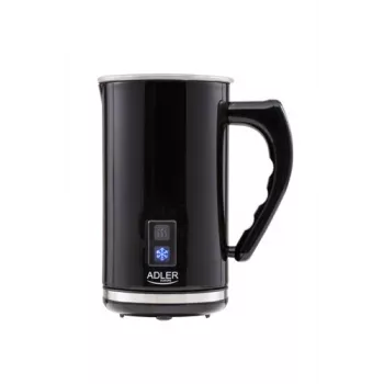 Automatinis pieno putotuvas / šildytuvas Adler AD 4478 — nerūdijančio plieno dubuo, 240 ml talpa, 500 W, karštas ir šaltas