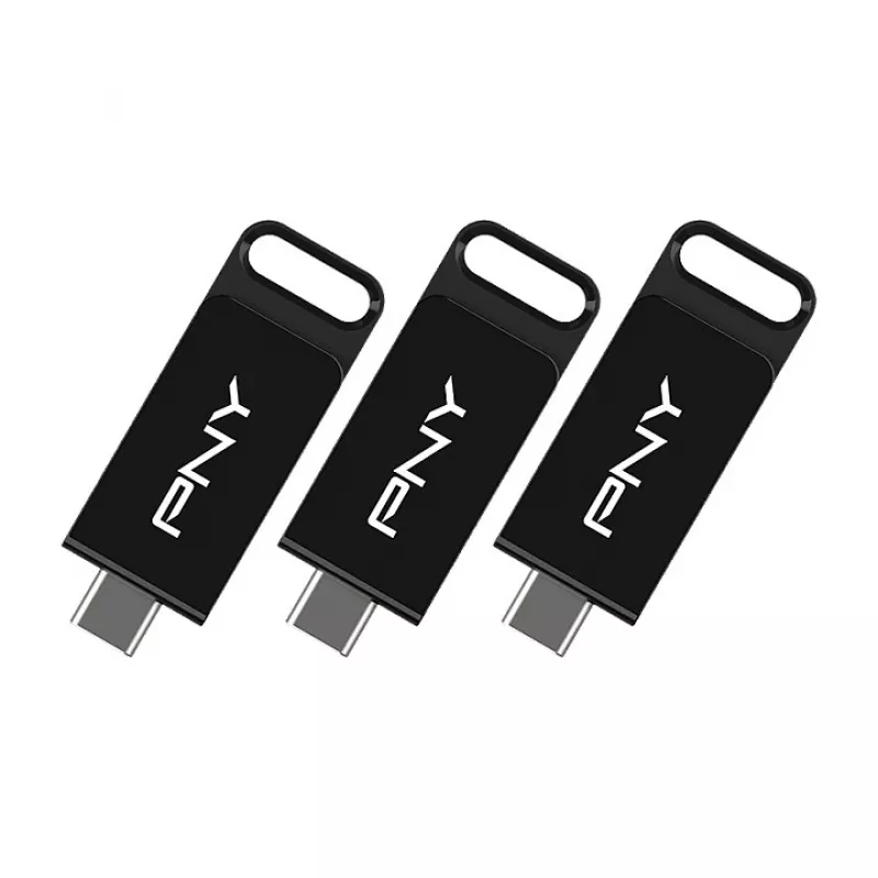 USB atmintinė PNY Elite 128 GB USB Type-C 3.2 Gen 1 (3.1 Gen 1) Juoda