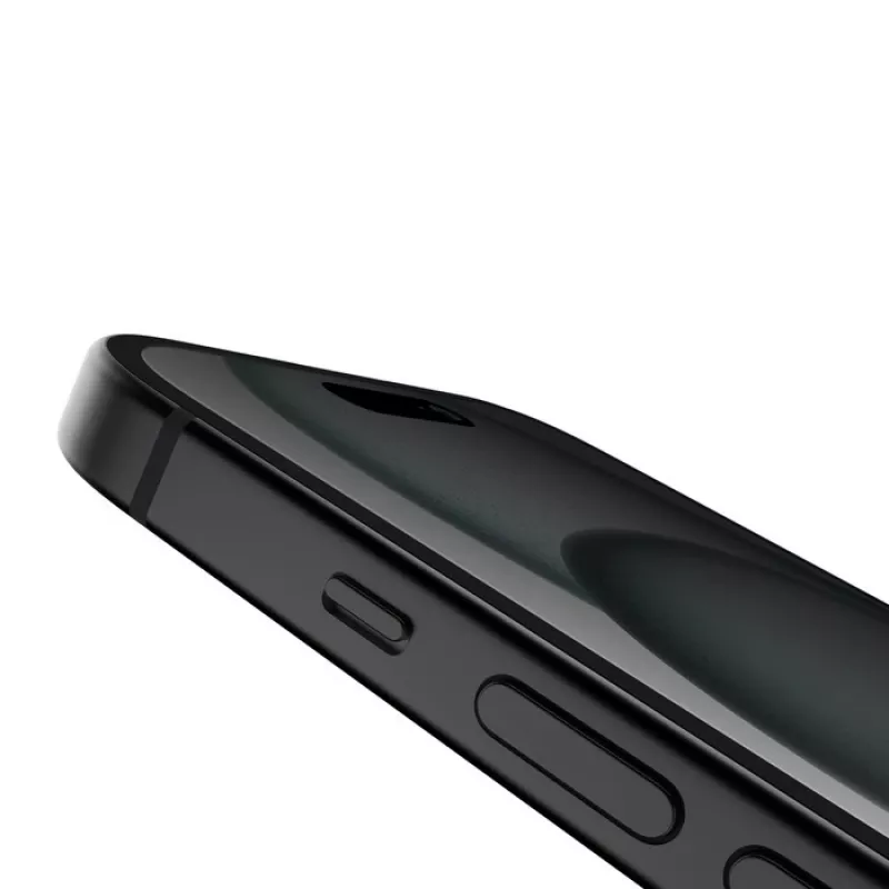 Ekrano apsauga Belkin ScreenForce, skirta iPhone 16, grūdintas stiklas, privatumo