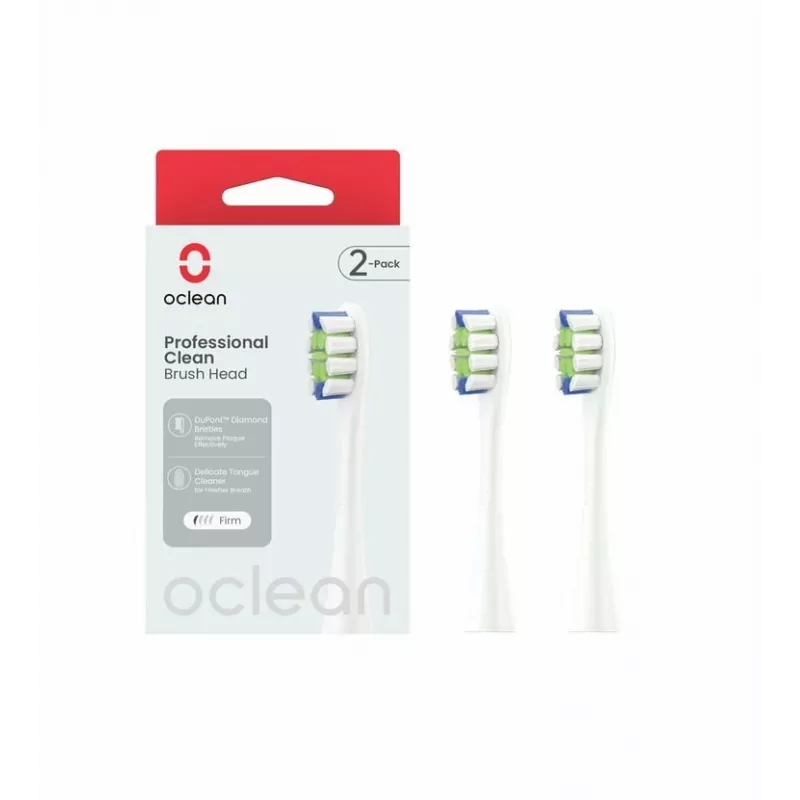 Dantų šepetėlių galvutės Oclean P1C1 W02 2 vnt. Baltos Ypač minkštos