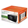 Solo mikrobangų krosnelė ESPERANZA EKO009 — 700 W, 20 L, LED ekranas, jutiklinis valdymas, 24,5 cm stiklinis sukamojo stalo padėklas, juoda