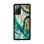 Apsauginis telefono dėklas iKins Samsung Galaxy Note 20 – Aqua Agate dizainas