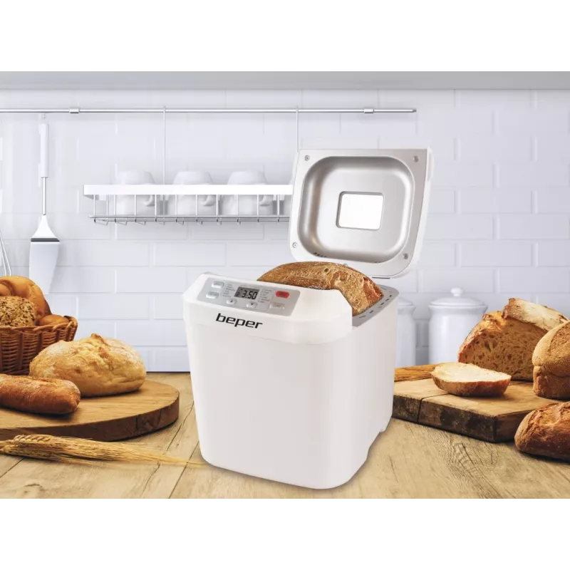 Duonkepė Beper BC.130 – 550 W, 12 programų, 600–900 g kepalai
