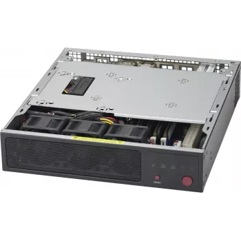 Super Micro Supermicro SC101F - Ultra Small Form Factor - Mini-ITX - be maitinimo bloko - juoda (CSE-101F)