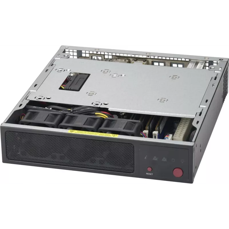 Super Micro Supermicro SC101F - Ultra Small Form Factor - Mini-ITX - be maitinimo bloko - juoda (CSE-101F)