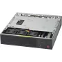 Super Micro Supermicro SC101F - Ultra Small Form Factor - Mini-ITX - be maitinimo bloko - juoda (CSE-101F)