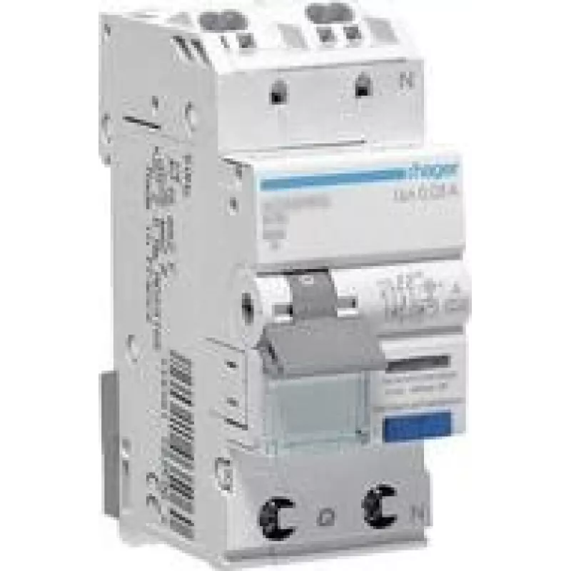 Hager RVJ jungiklis 1P+N 6kA C-13A 30mA ADS963D (ADS963D)