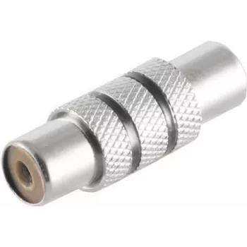 Adapter ShiverPeaks Cinch (RCA) jungtis prie Cinch jungties 57040-MS, juodas metalas