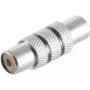 Adapter ShiverPeaks Cinch (RCA) jungtis prie Cinch jungties 57040-MS, juodas metalas