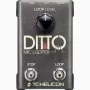 Mikrofono kilpinis įrenginys TC‑Helicon Ditto Mic Looper su mikrofono įvestimi (modelis 000-DDU01-00010)