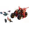 LEGO Ninja Combat Vehicle set 71844 — NINJAGO, 561 dalis, 6 minifigūrėlės, judamos dalys, 140×240×220 mm