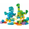 Konstrukcinis žaislas LEGO DUPLO 10451 Dinozaurai ant ratų, „3 viename“ rinkinys, 108 dalys, amžius 3+, aukštis 220 mm