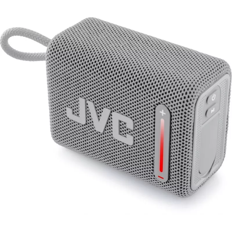 Portable speaker JVC XS-E114G Juoda — kompaktiška JVC XS-E114G Bluetooth kolonėlė