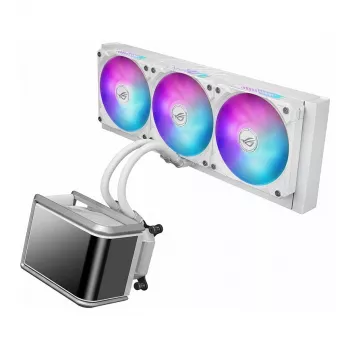 Skysčiu aušinamas procesoriaus aušintuvas THERMALTAKE MINECUBE 360 Ultra AIO ARGB ventiliatorius, baltas