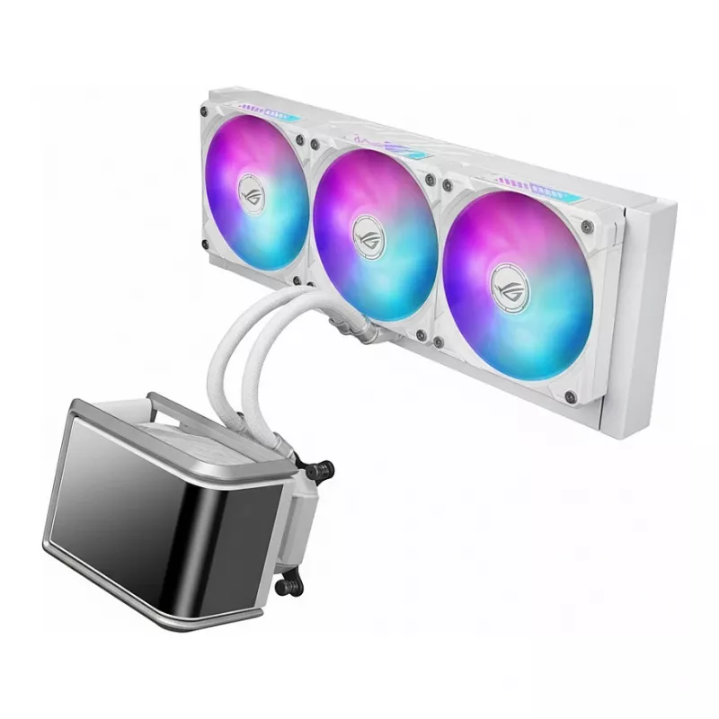 Skysčiu aušinamas procesoriaus aušintuvas THERMALTAKE MINECUBE 360 Ultra AIO ARGB ventiliatorius, baltas