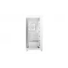 PC Case DeepCool CG580 4F V2 Midi Tower White — ATX, grūdintas stiklas, 3x120 mm šoniniai ventiliatoriai, 360 mm šoninio radiatoriaus palaikymas